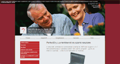 Desktop Screenshot of hallokeszulek.hu